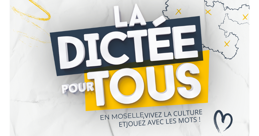 Visuel de la dictée pour tous en moselle